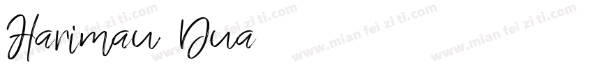Harimau Dua字体转换